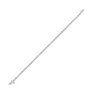 14KT White Gold & Diamond Classic Book Tennis Bracelet  - 2 ctw