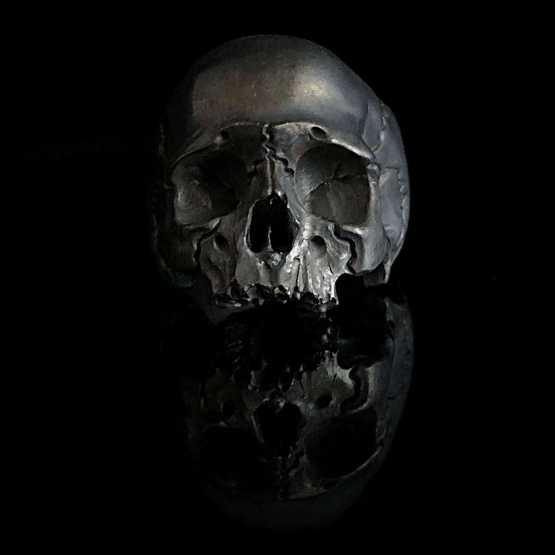 925 Decay Skull Ring