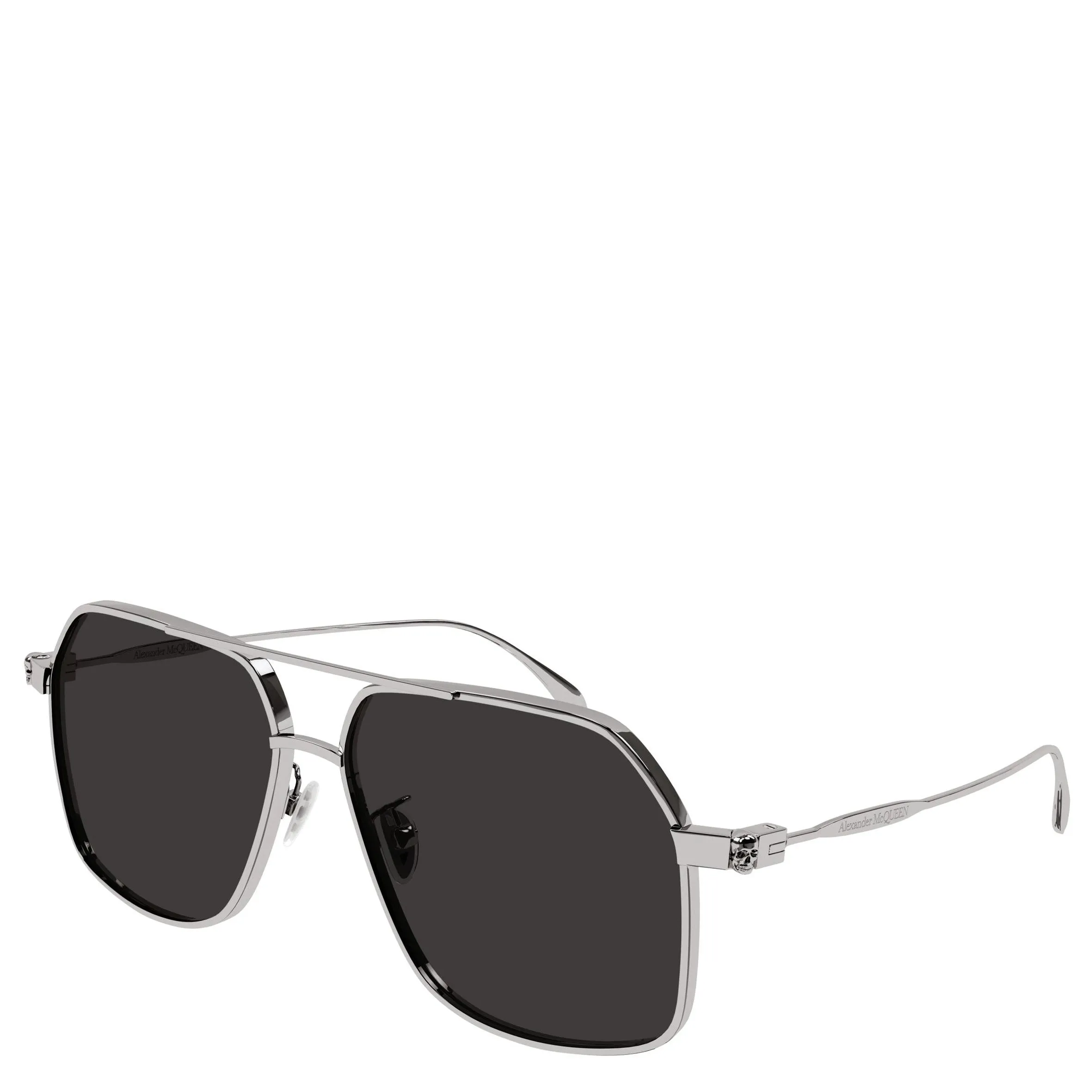 AMQ AM0372S Sunglasses, Ruthenium/Grey