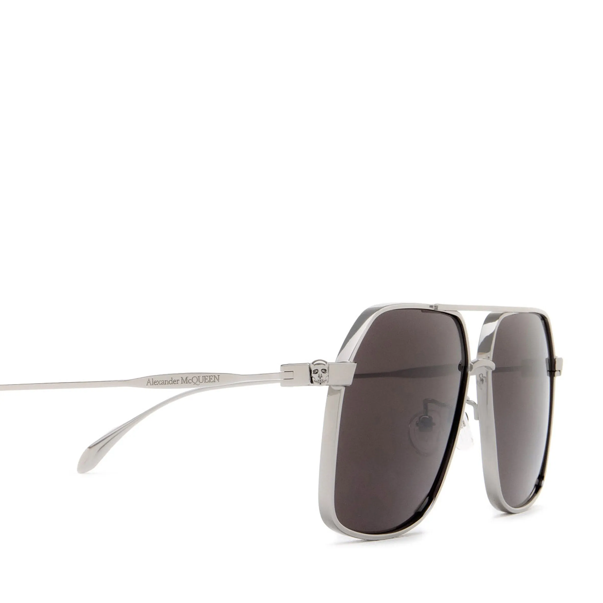 AMQ AM0372S Sunglasses, Ruthenium/Grey