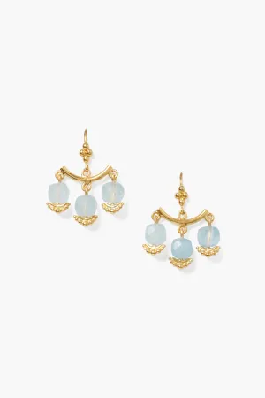 Anahi Chandelier Earrings Aquamarine