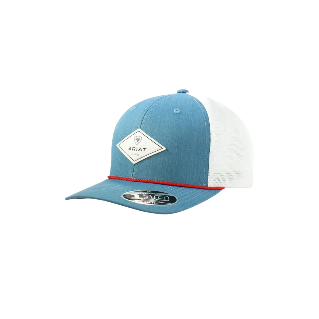 Ariat M&F Diamond Shield Logo Mesh Back Snapback Patch Cap