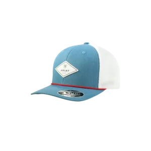 Ariat M&F Diamond Shield Logo Mesh Back Snapback Patch Cap