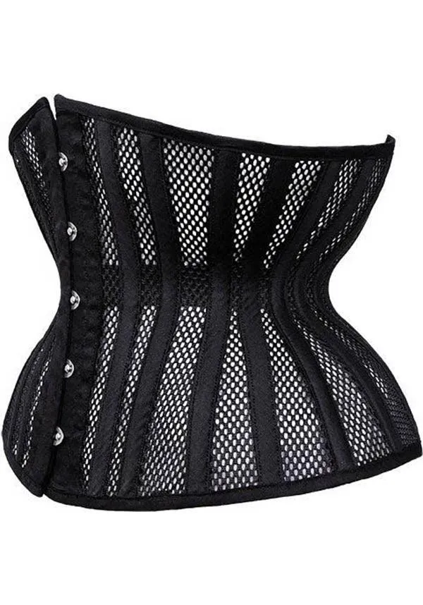 Black Mesh | UNDERBUST CORSET