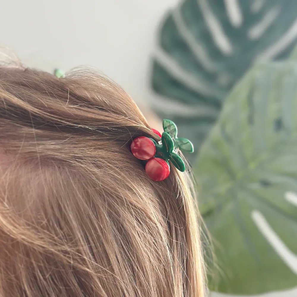 Cherries Mini Claw Clips