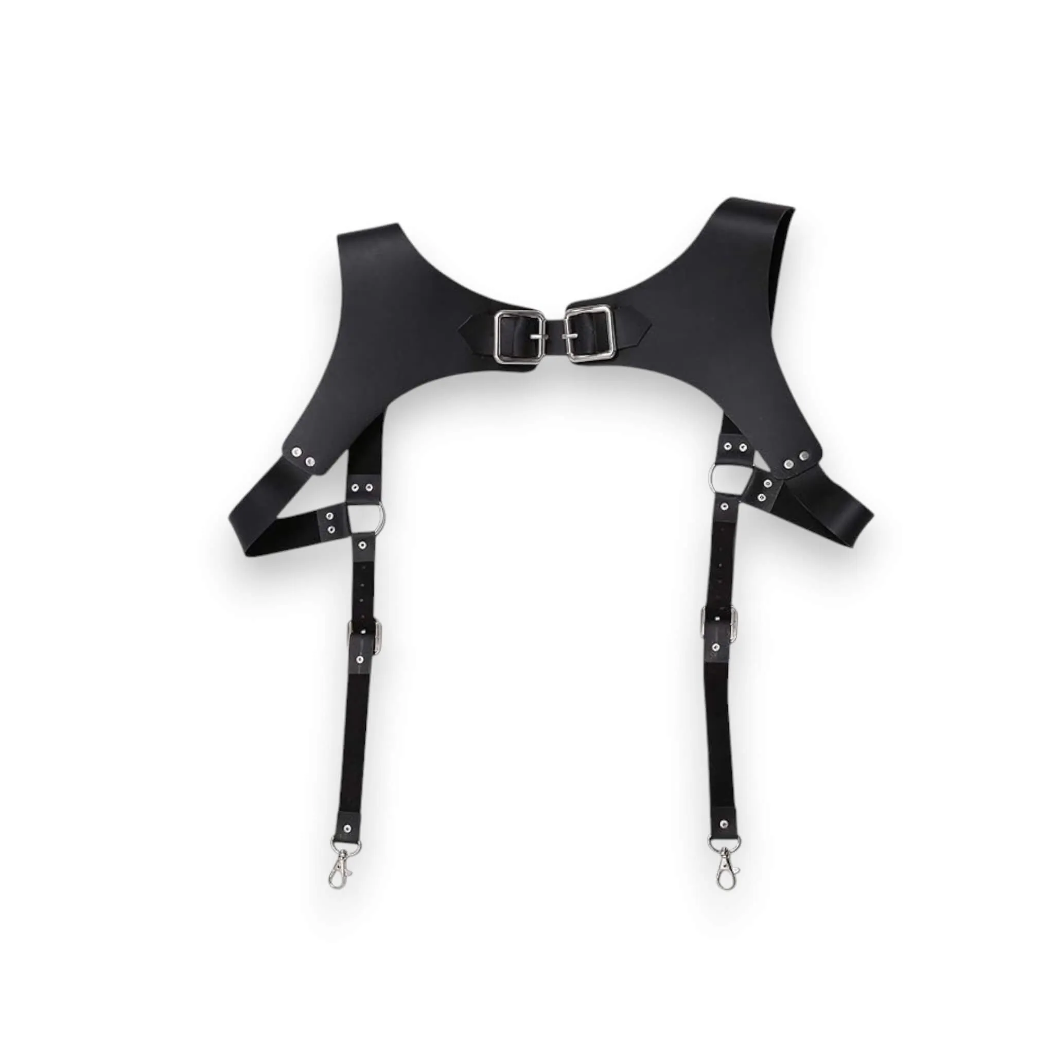 Chest Harness Suspenders Metal Clips