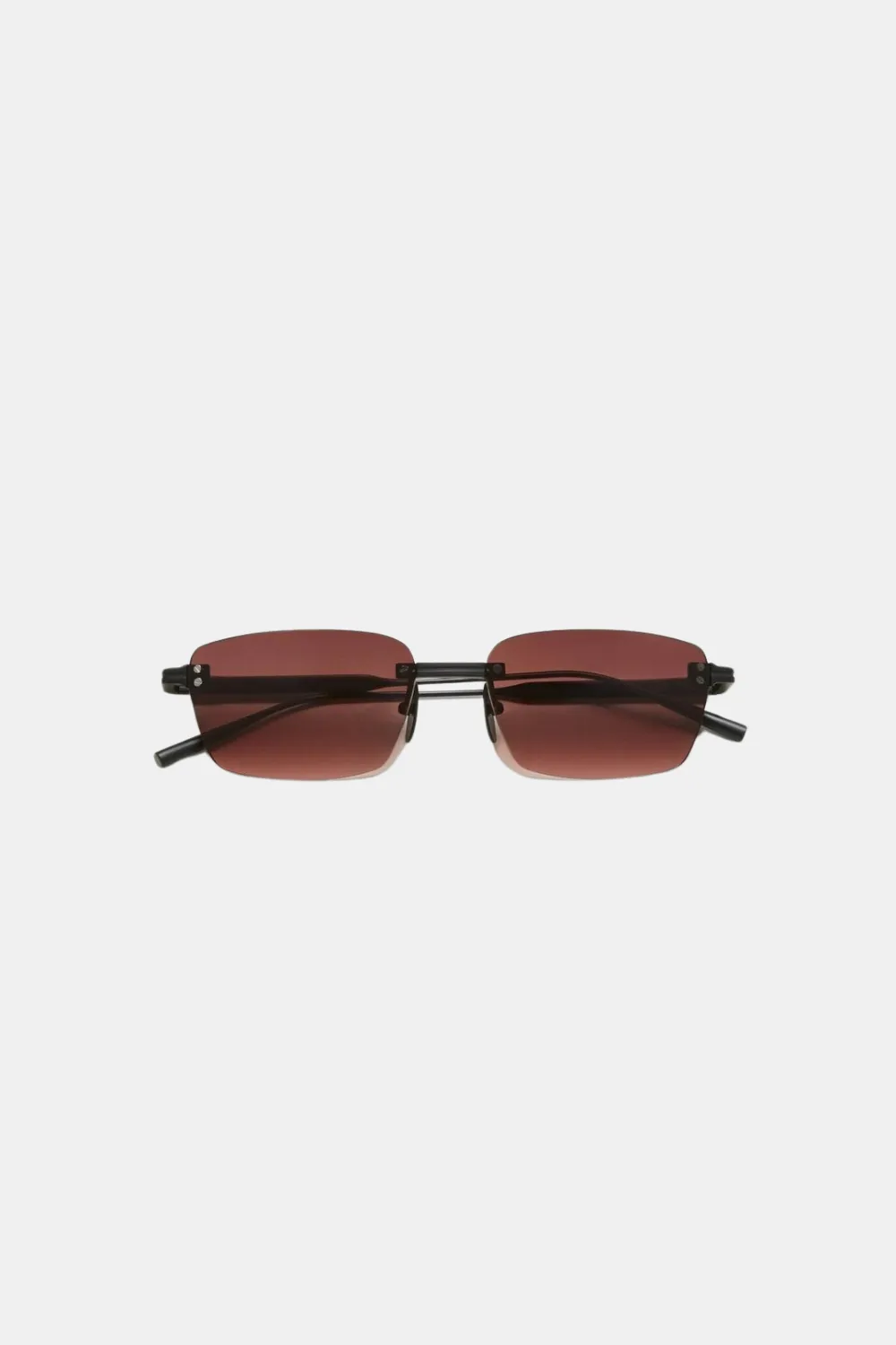 CHIMI EYEWEAR RIMLESS CUBIC SUNGLASSES GRADIENT RED