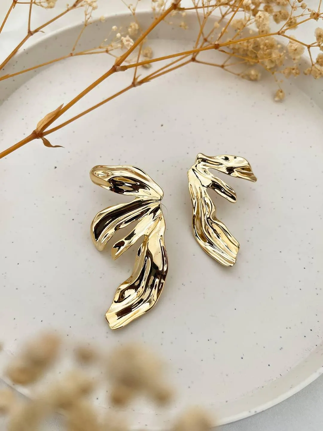 Classic Leaf Mismatched Earrings