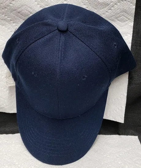 Cliff --  Acrylic Baseball Cap -- Navy Blue