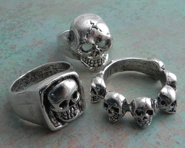 Cross Skull Ring