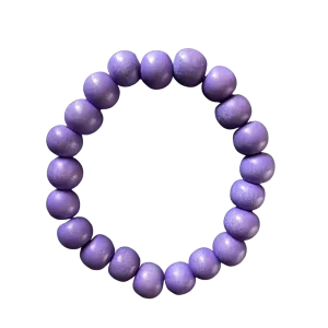 Dark Lavender Wood 8mm Bracelet