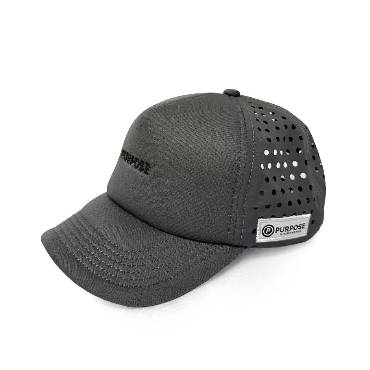 Foam Laser-Cut Snapback Trucker Cap (For Running)