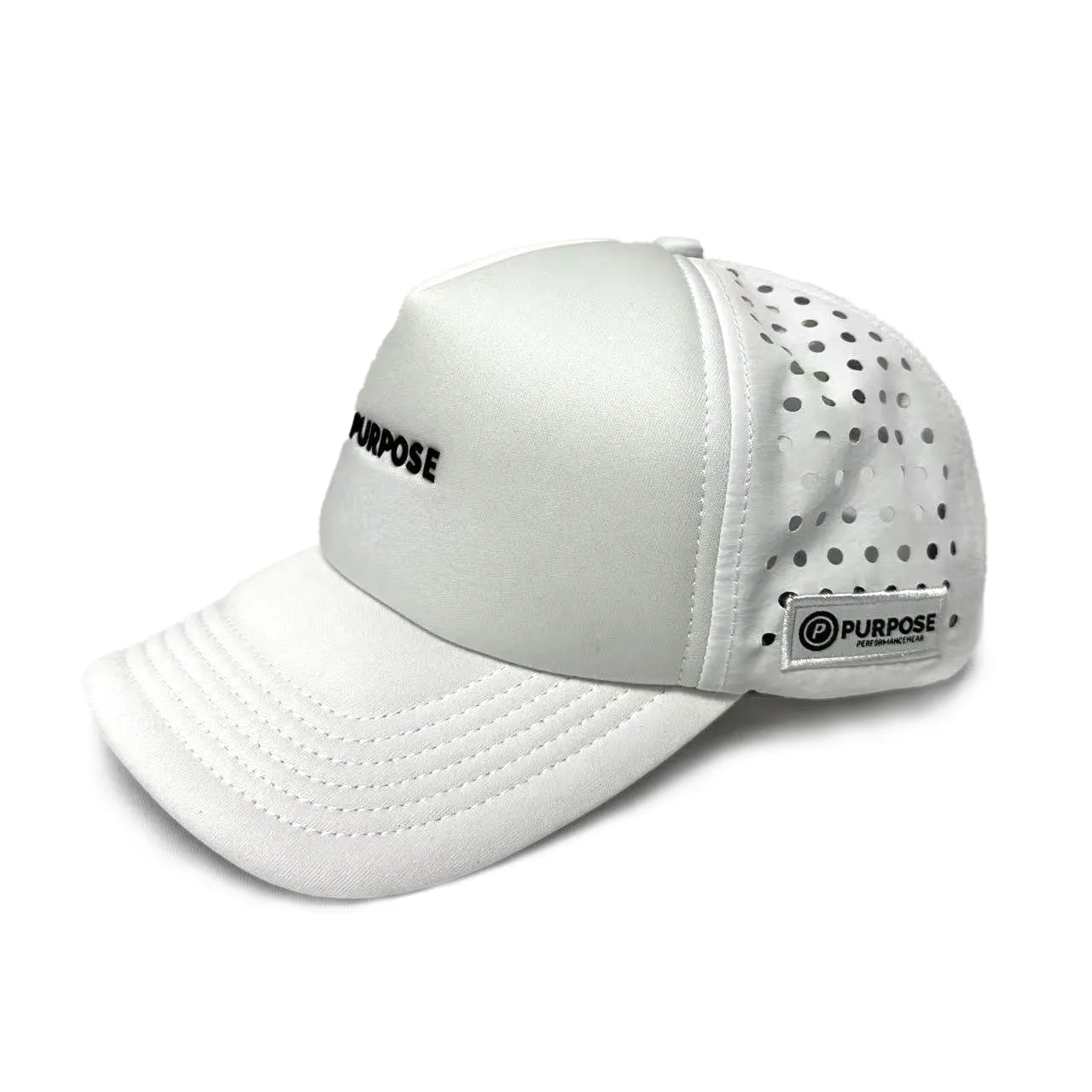 Foam Laser-Cut Snapback Trucker Cap (For Running)