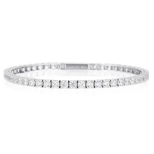 Georgini Selena 3mm Tennis Bracelet Silver 17.5cm