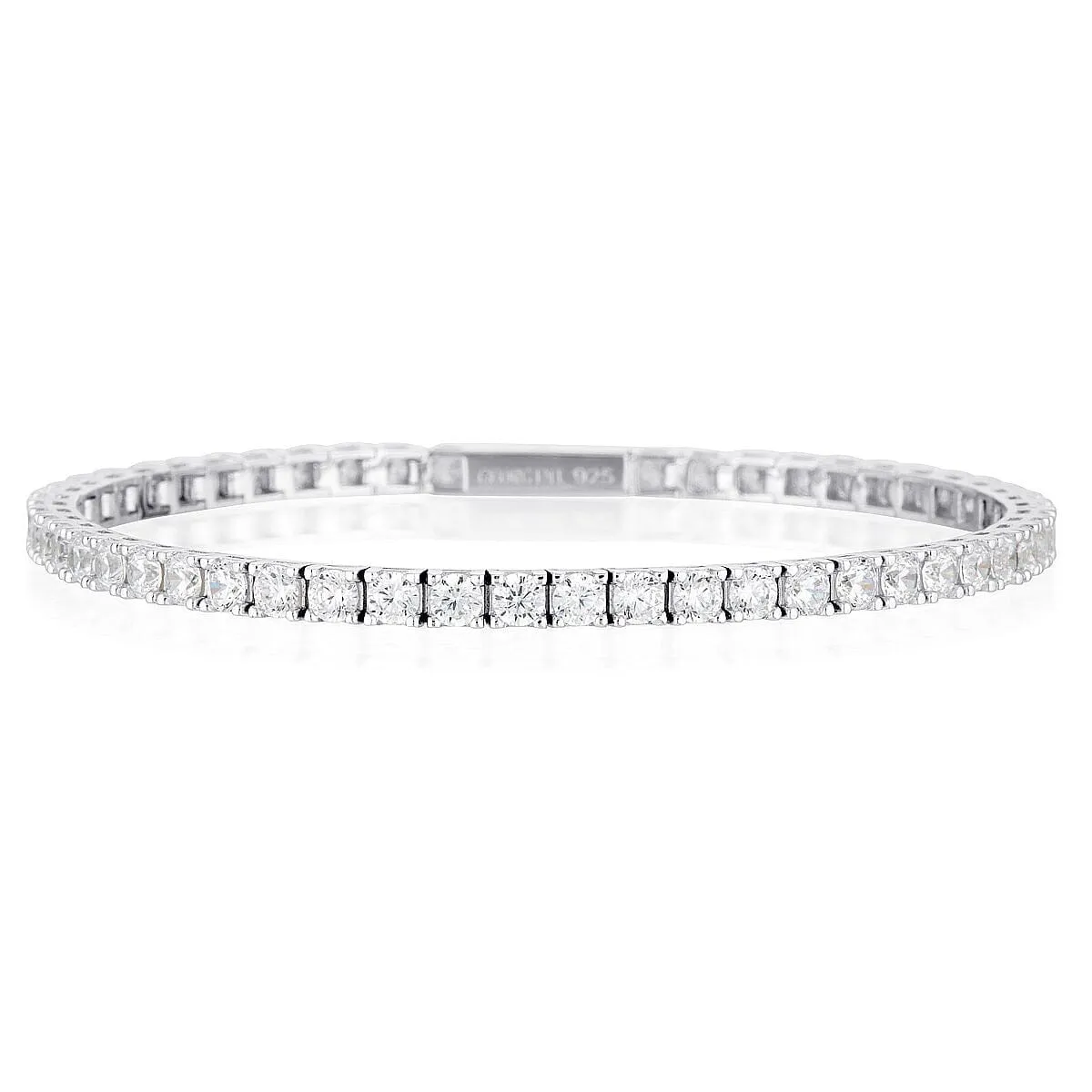 Georgini Selena 3mm Tennis Bracelet Silver 17.5cm