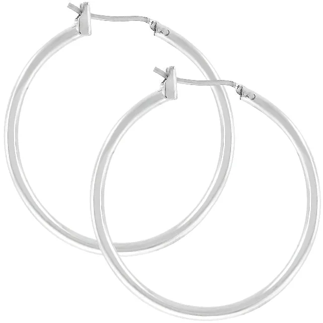 Glem Small Gold Hoop Earrings | 32mm