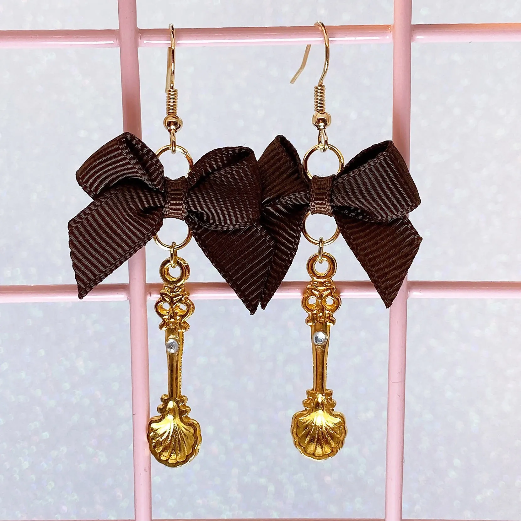 Gold Spoon Earrings (6 Colors)