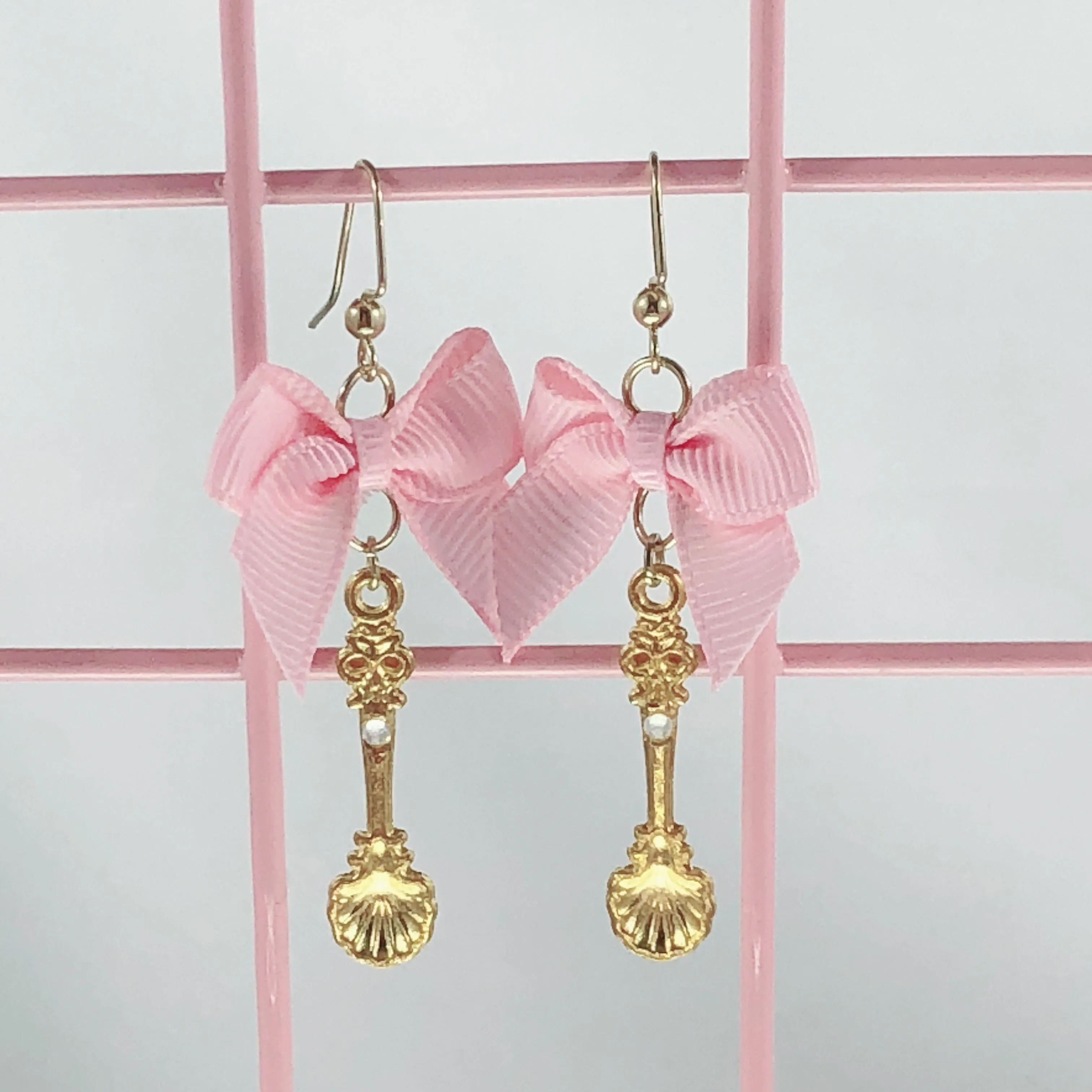 Gold Spoon Earrings (6 Colors)