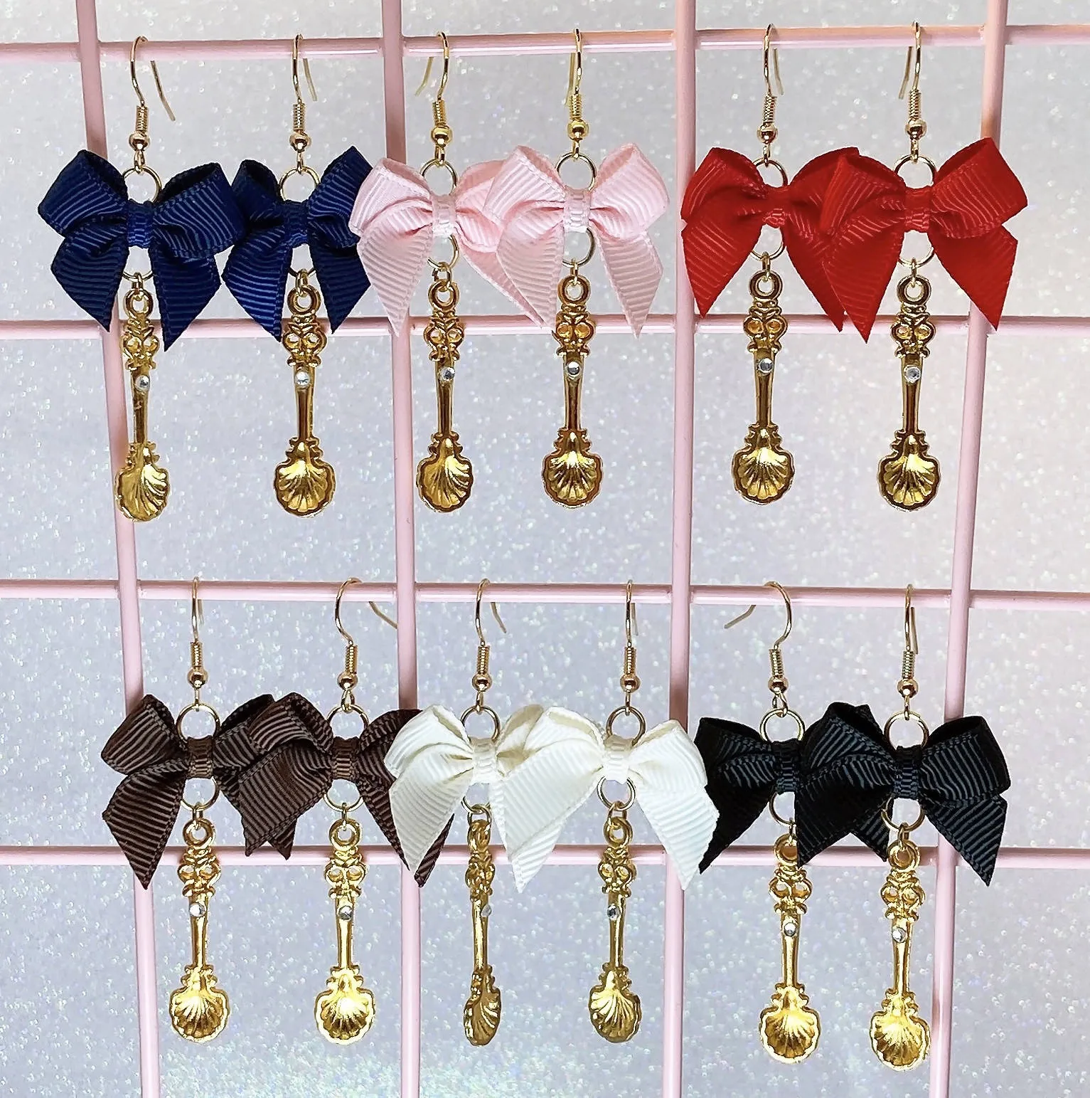 Gold Spoon Earrings (6 Colors)