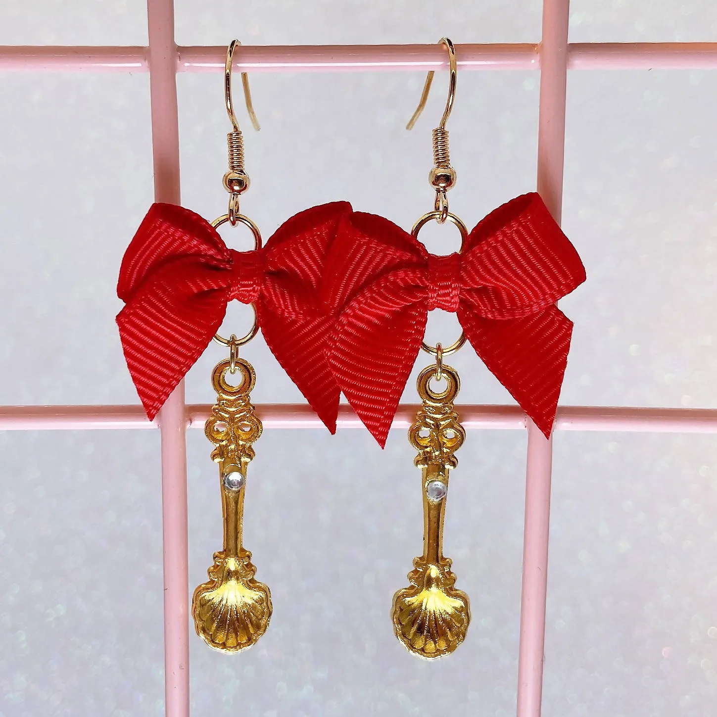 Gold Spoon Earrings (6 Colors)