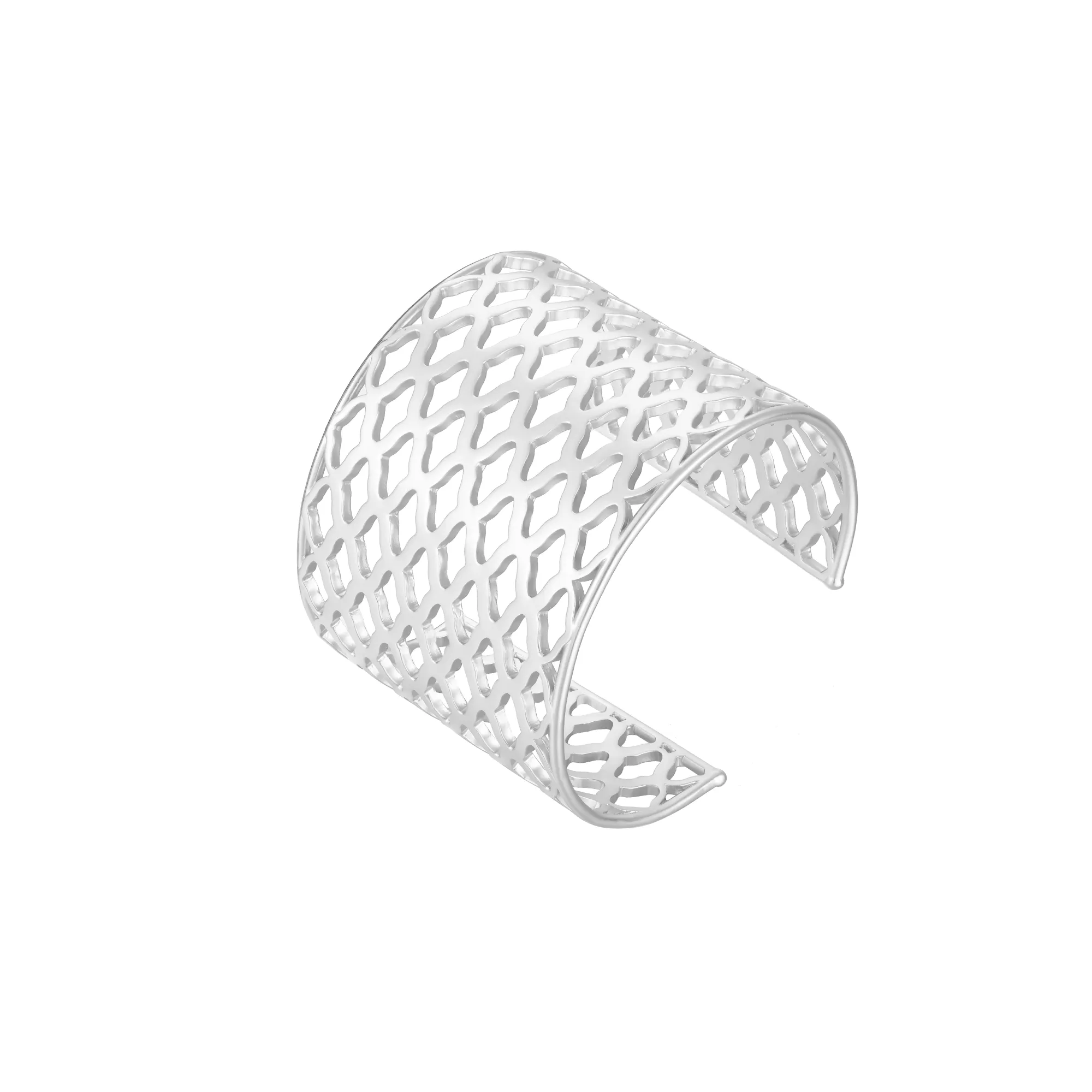 Graceful Cuff Bracelet in Silver