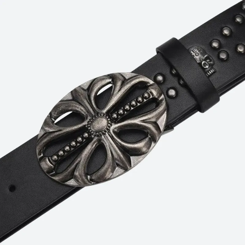 Grunge Cross Buckle Belt