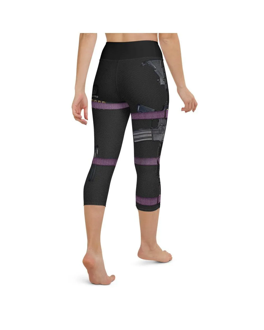 Guns & Make-up Carbon Yoga Capris