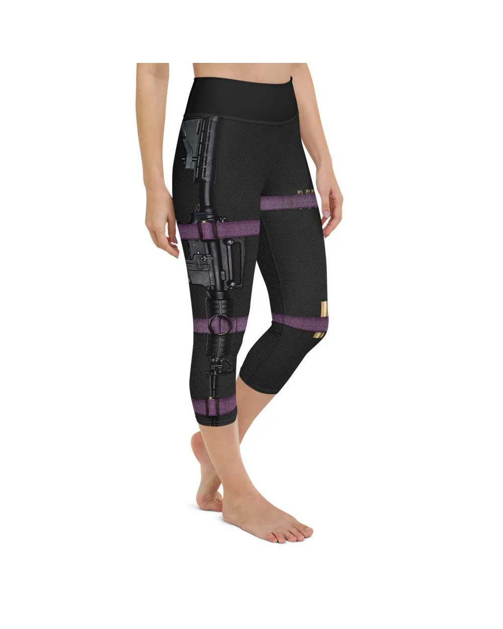 Guns & Make-up Carbon Yoga Capris