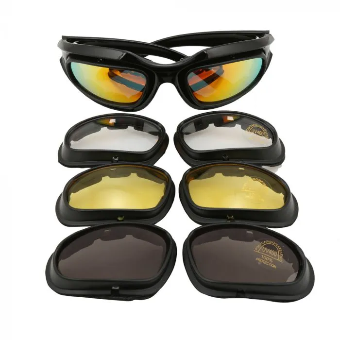 Hawk Ballistic Sunglasses with 3 Interchangable Lens