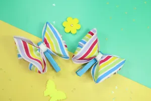 Kamule Butterfly Bow Clips - Multicolour