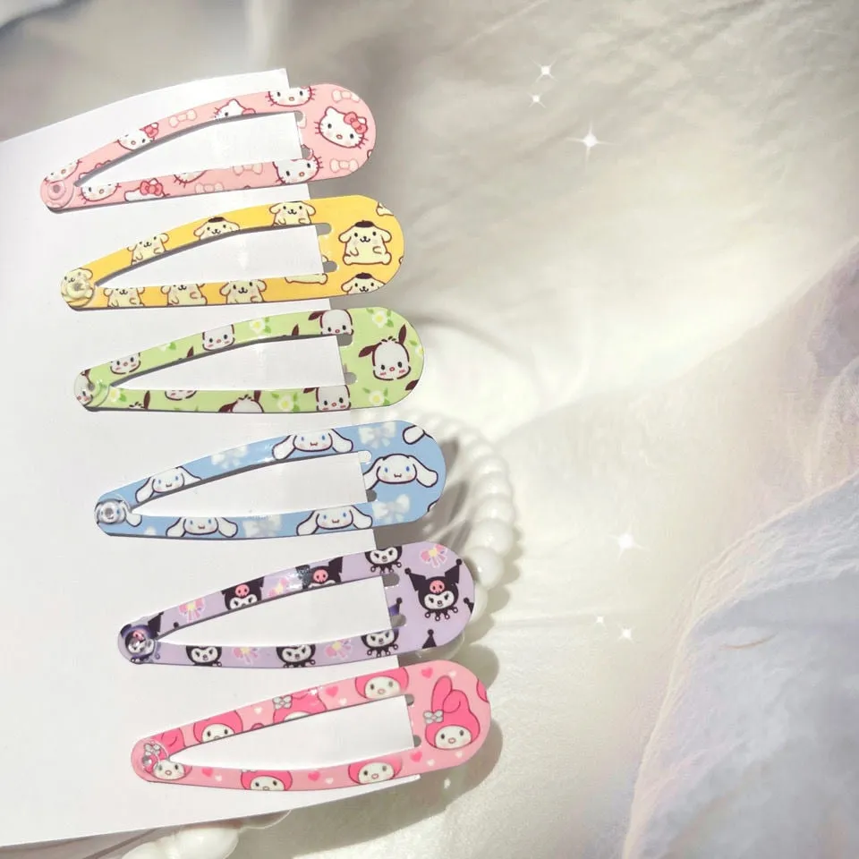 Kawaii Colorful Hair Clips