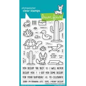 Lawn Fawn - Clear Stamps - Critters In The Desert