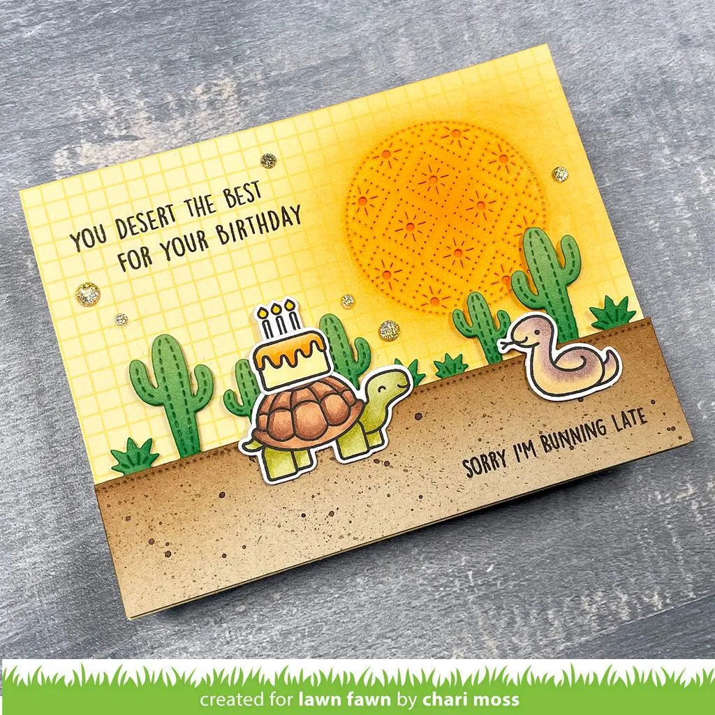 Lawn Fawn - Clear Stamps - Critters In The Desert