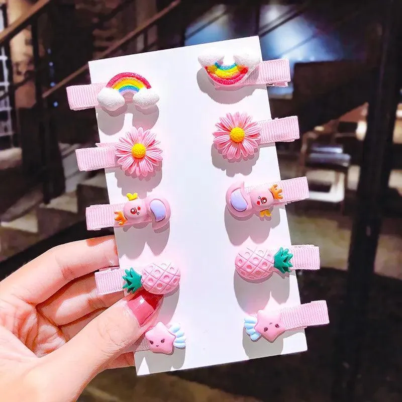 Magical Unicorn Hair Clips: Cute Ice Cream Designs for Girls