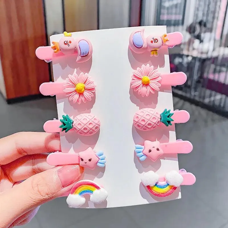 Magical Unicorn Hair Clips: Cute Ice Cream Designs for Girls