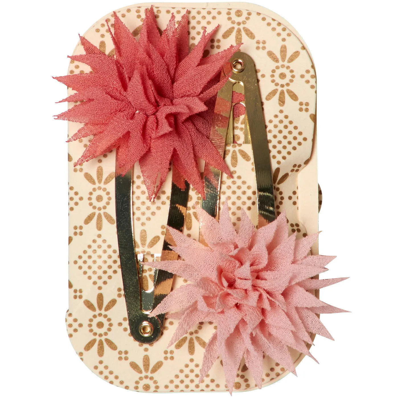 Maileg Dahlia Flower Raspberry-Melon Hairclips