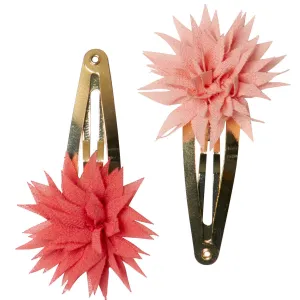 Maileg Dahlia Flower Raspberry-Melon Hairclips