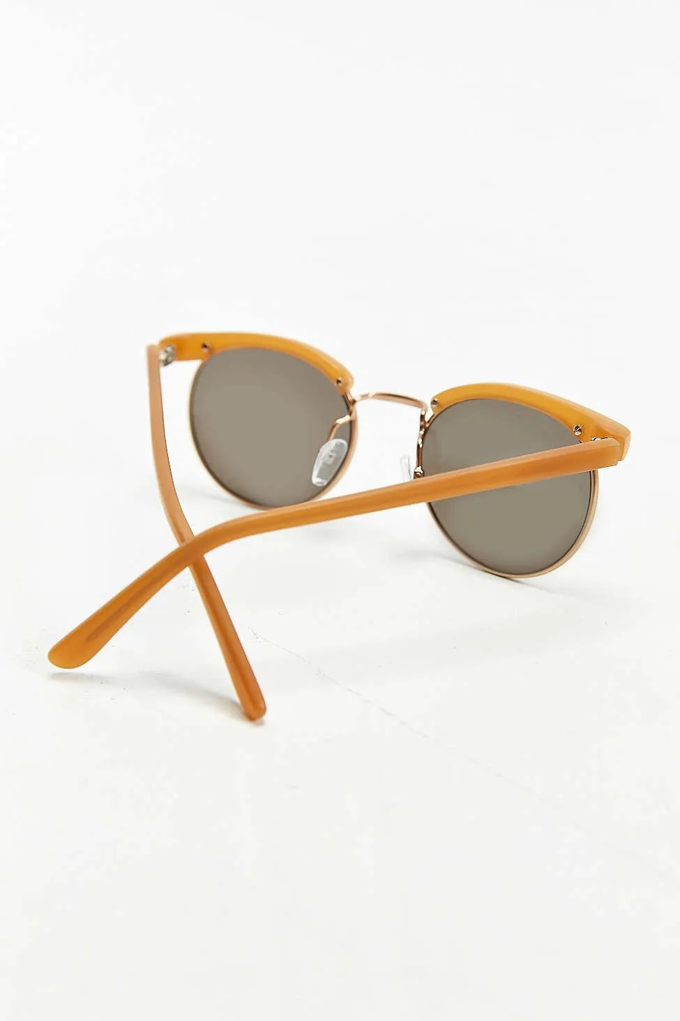 Matte Honey Bold Brow Sunglasses