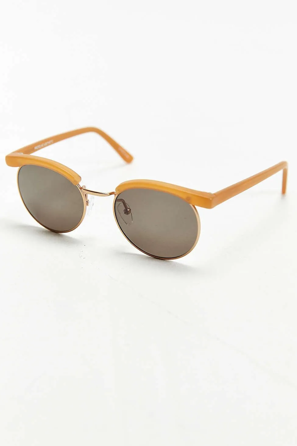 Matte Honey Bold Brow Sunglasses