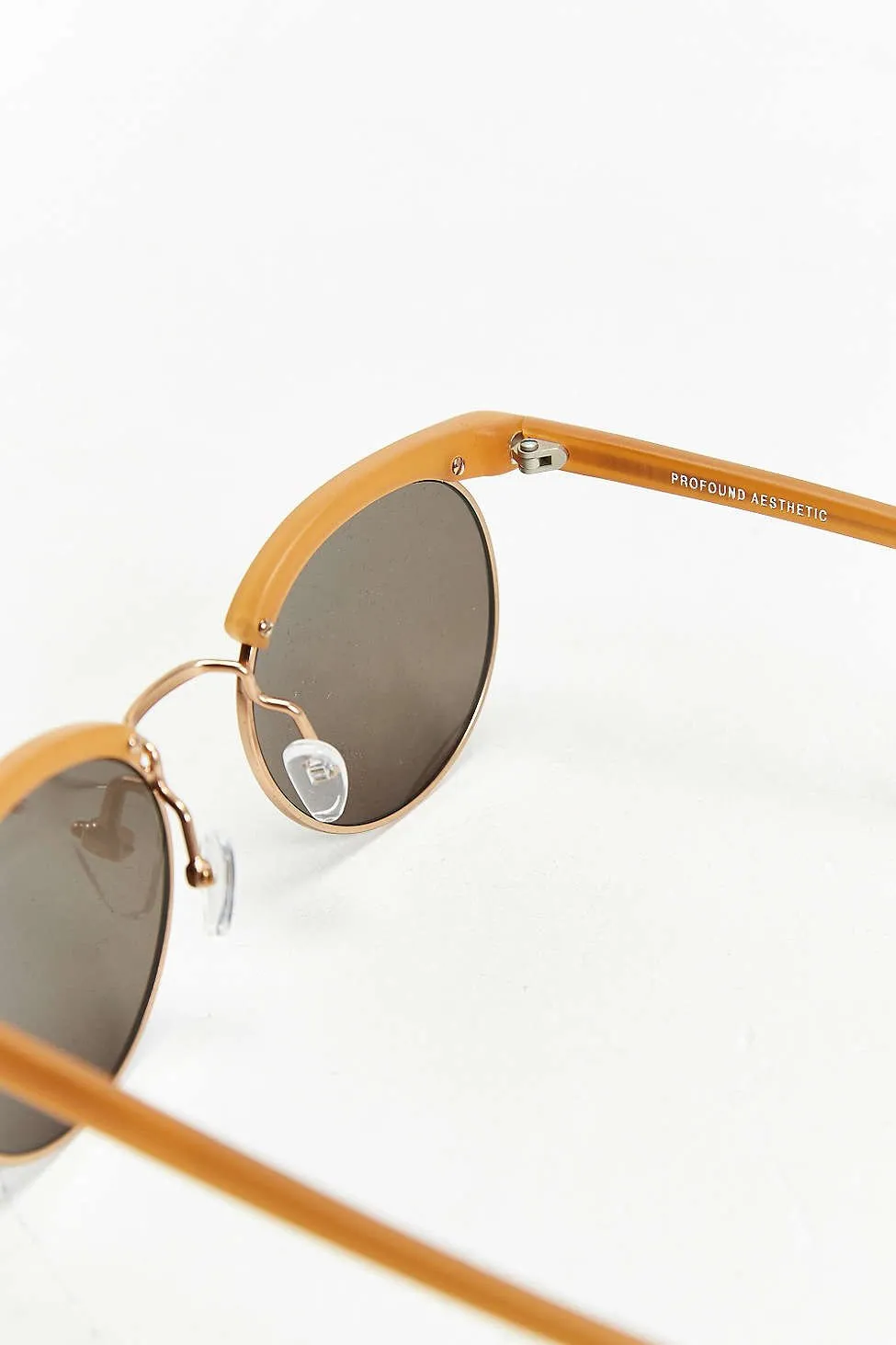 Matte Honey Bold Brow Sunglasses