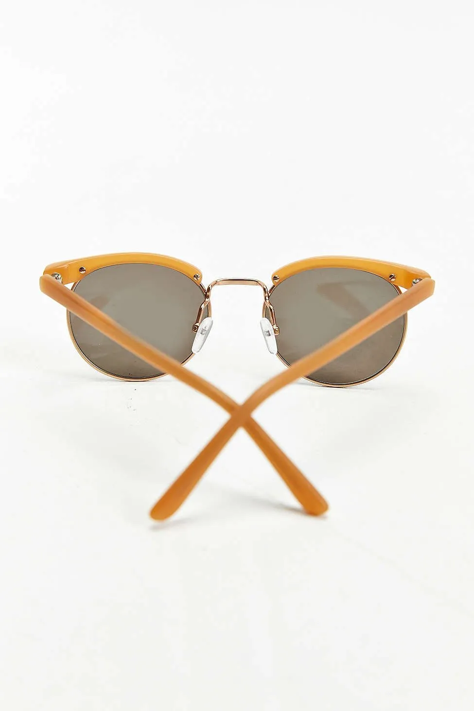 Matte Honey Bold Brow Sunglasses