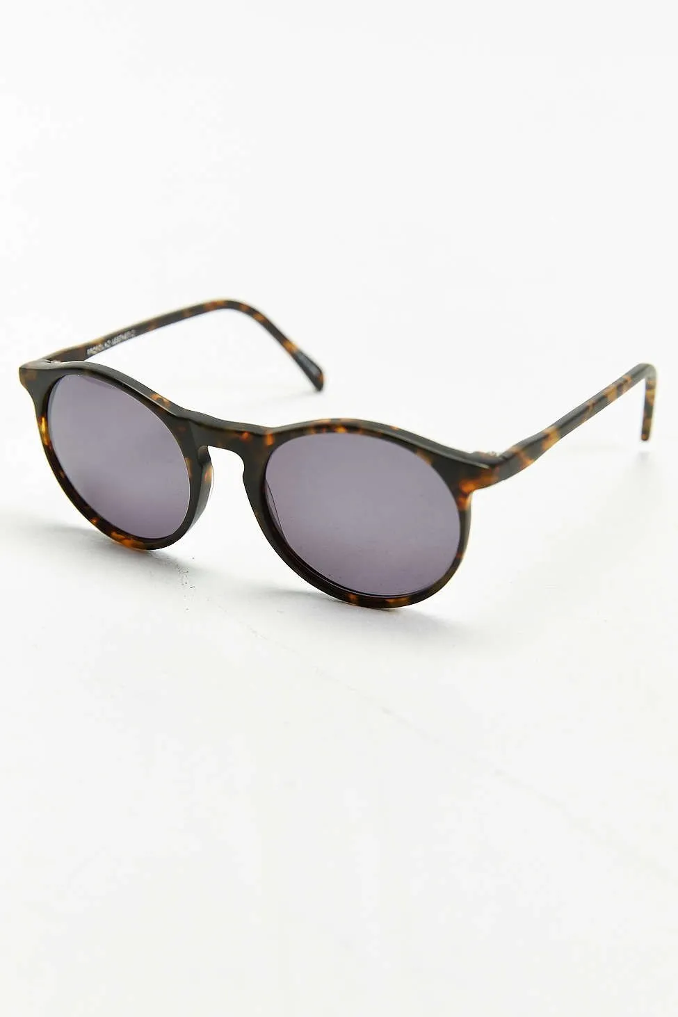 Matte Tort Round Sunglasses