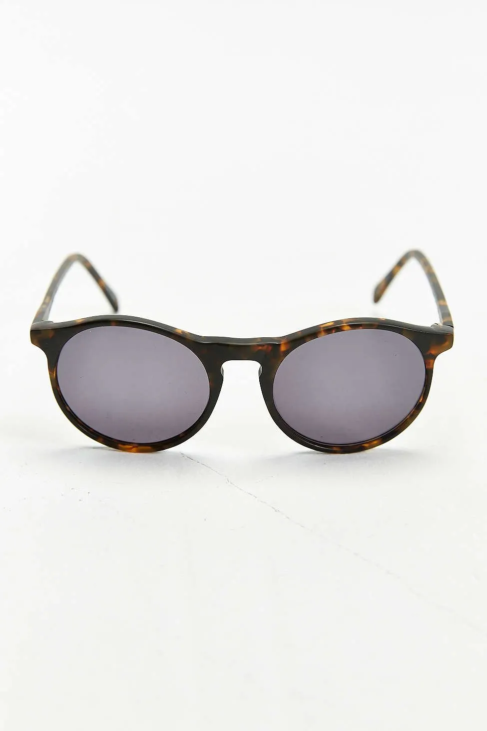 Matte Tort Round Sunglasses