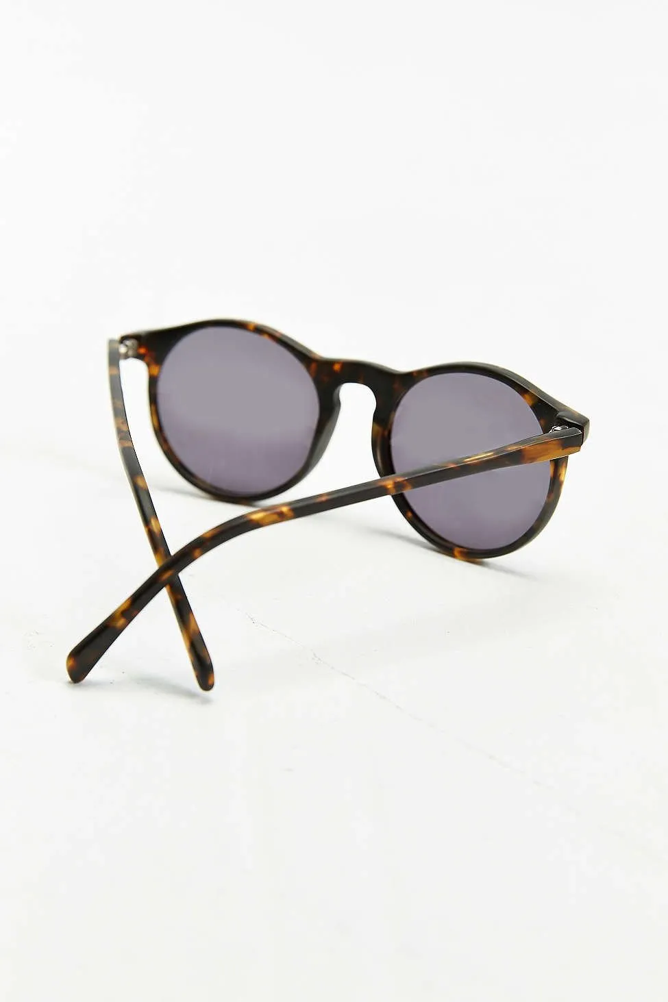 Matte Tort Round Sunglasses