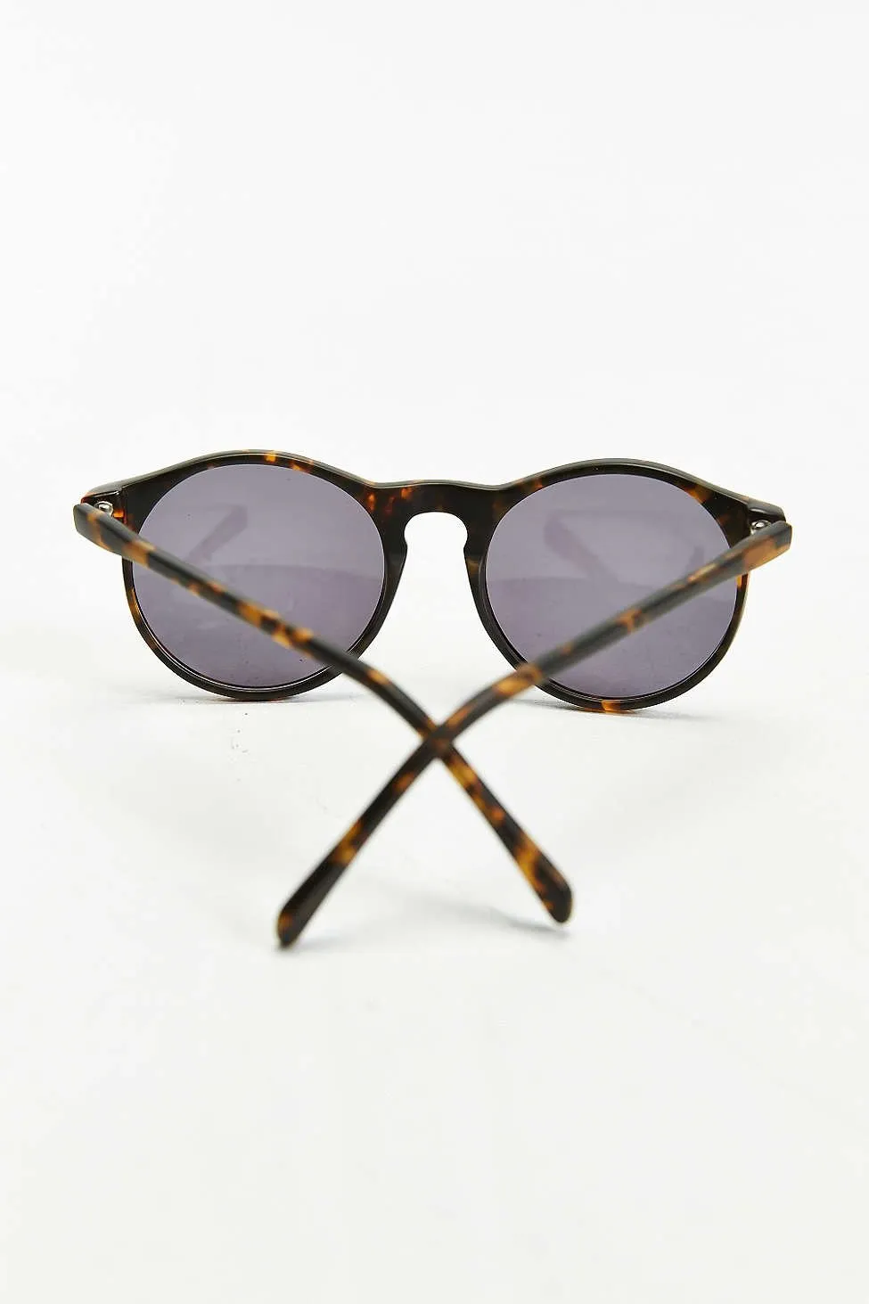 Matte Tort Round Sunglasses