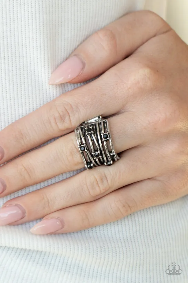 Paparazzi Ring ~ Revved Up Radiance - Black