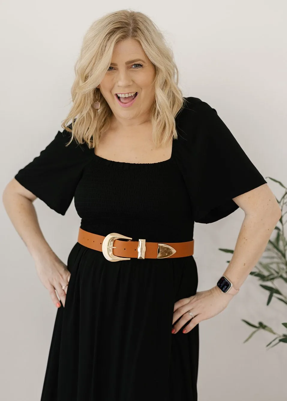 Samantha Belt in Tan