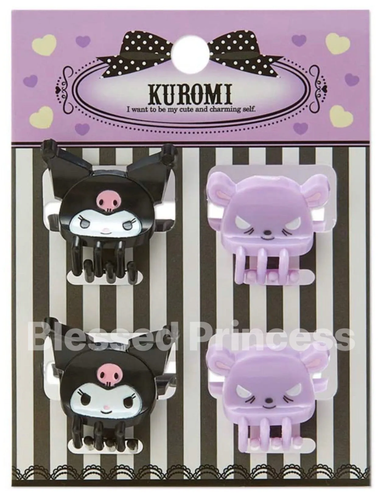 Sanrio Character Mini Claws Hair Clips Set