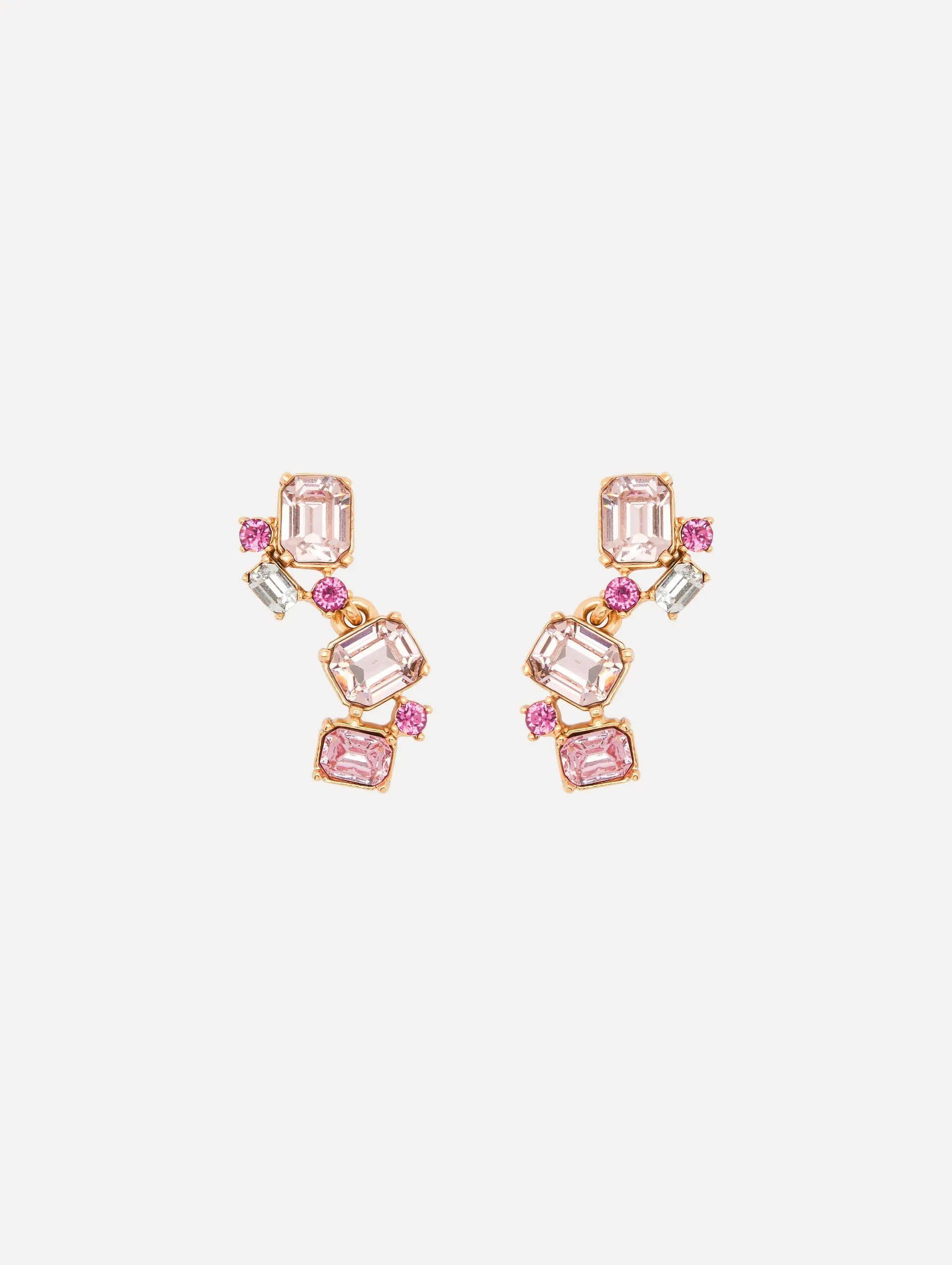 Scramble Crystal Drop Earrings