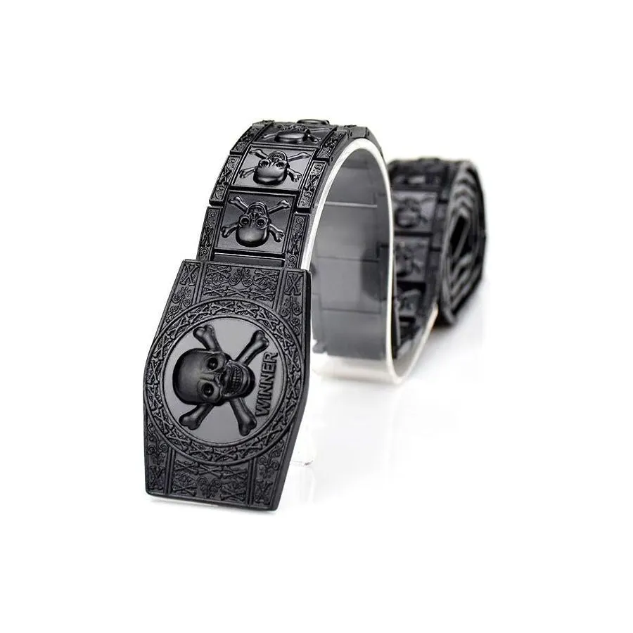 Skull & Crossbones Stainless Steel Edgy Buckle Belt